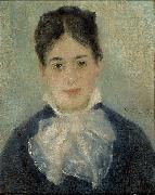 Pierre-Auguste Renoir Lady Smiling oil painting artist